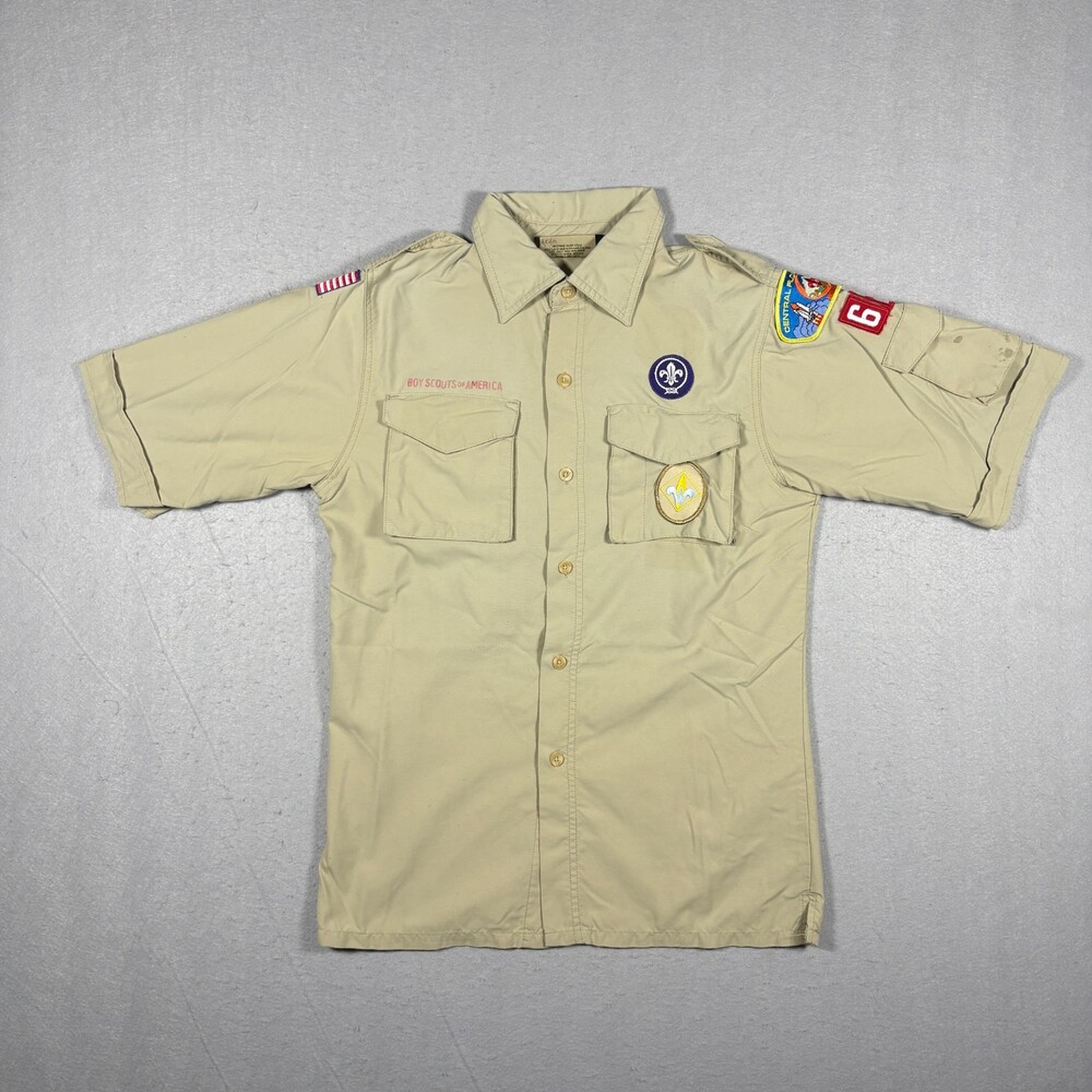 Boy Scouts Of America Uniform Shirt Youth Large Central Florida Council